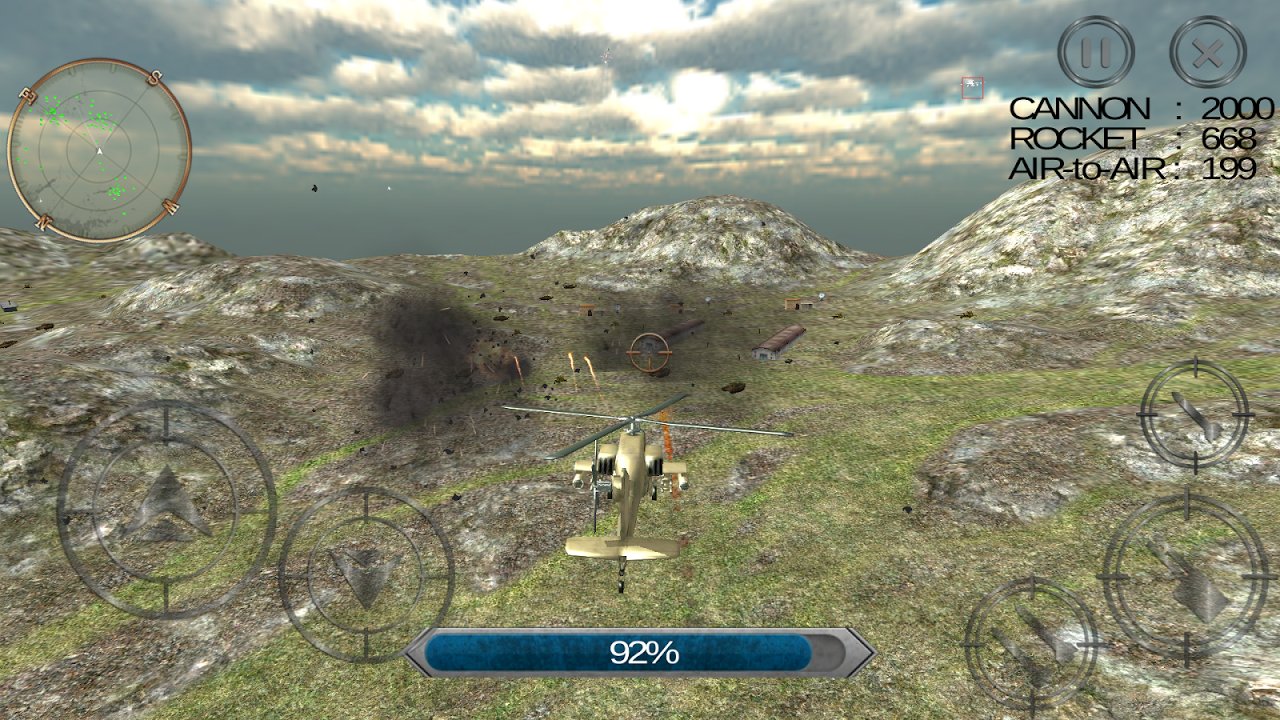 Helicopter Gunship Battle 3D скачать бесплатно Экшен на Android из каталога  RuStore от Technoapp