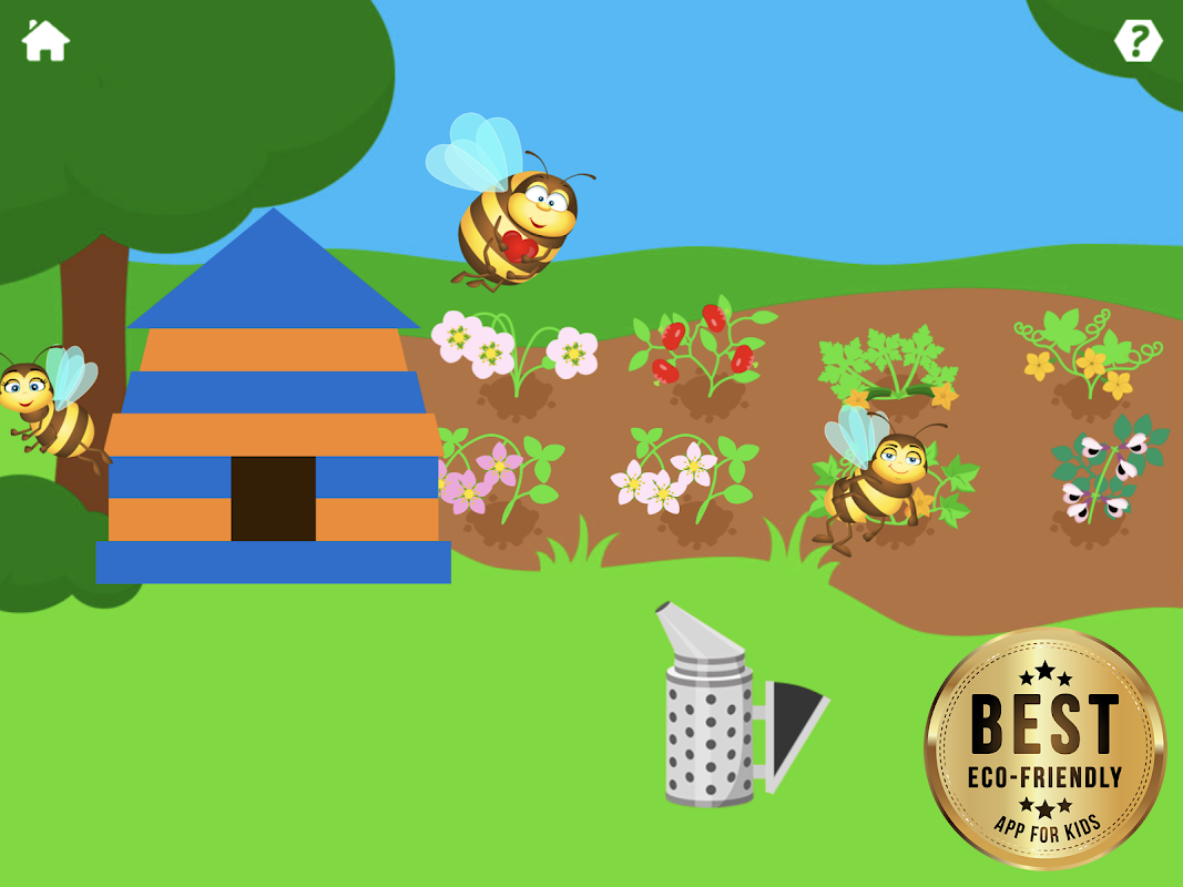 Bee скачать бесплатно Аркады на Android из каталога RuStore от 123 Kids Fun  Apps - Educational apps for Kids