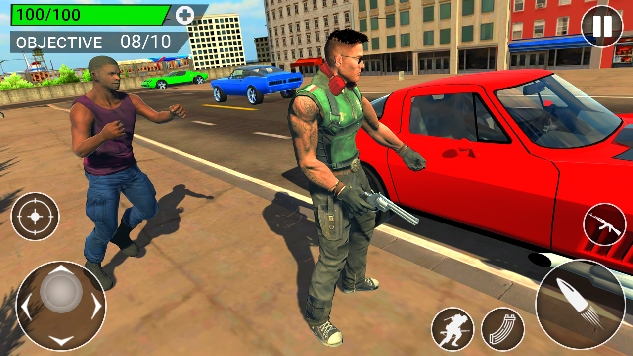 Gangster Crime City Mafia: Open World Street Crime скачать бесплатно Экшен  на Android из каталога RuStore от Top Arcade Games