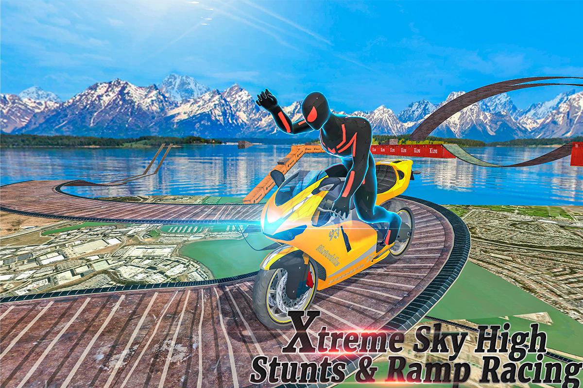 Super Spider Impossible Bike Stunts скачать бесплатно Гоночные на Android  из каталога RuStore от GamesCastle