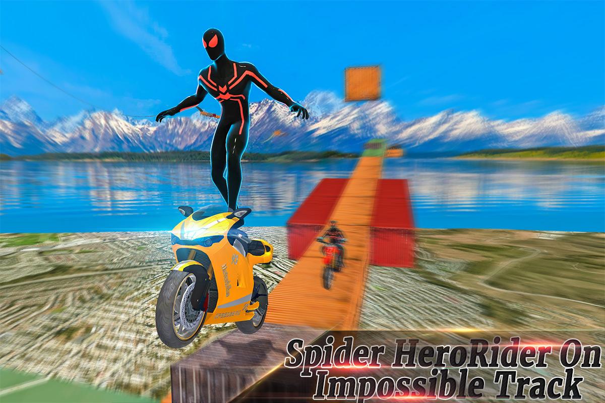 Super Spider Impossible Bike Stunts скачать бесплатно Гоночные на Android  из каталога RuStore от GamesCastle