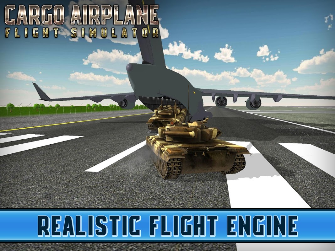 Tank Cargo Airplane Flight Sim скачать бесплатно Симуляторы на Android из  каталога RuStore от MegaByte Studios