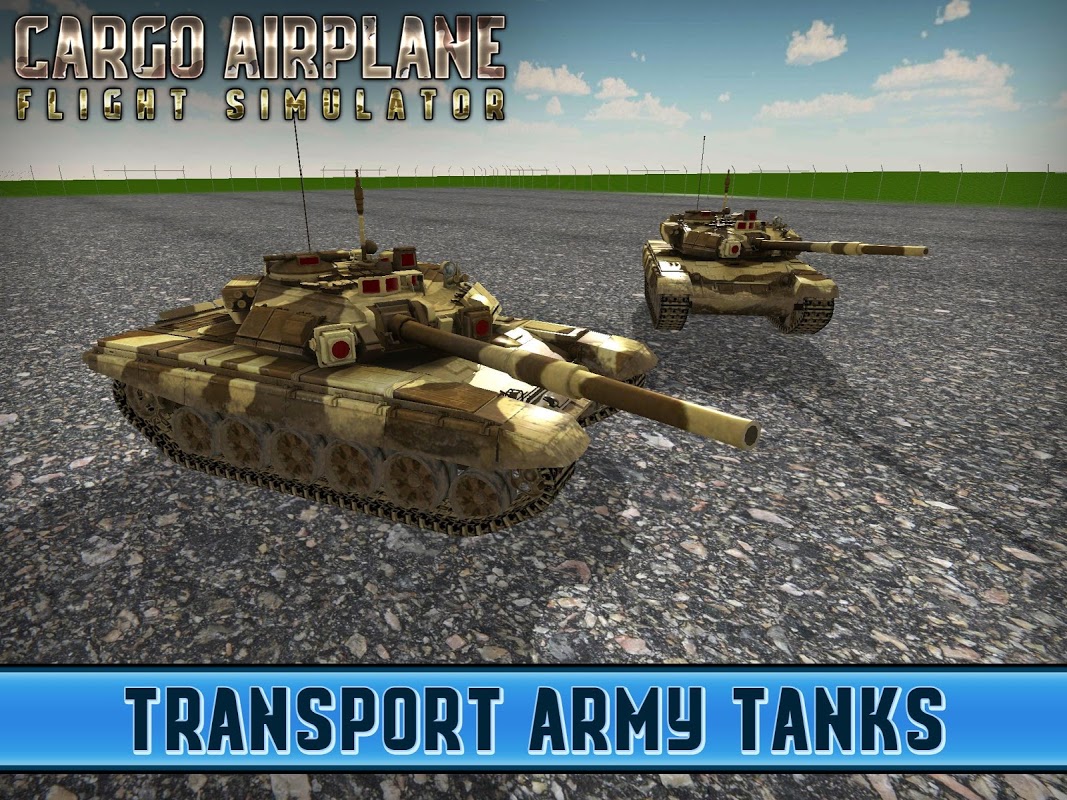 Tank Cargo Airplane Flight Sim скачать бесплатно Симуляторы на Android из  каталога RuStore от MegaByte Studios