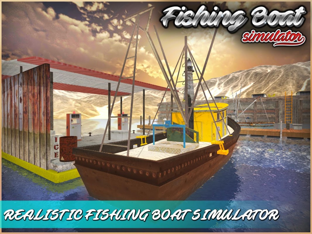 Fishing Boat Simulator 3D скачать бесплатно Симуляторы на Android из  каталога RuStore от MegaByte Studios