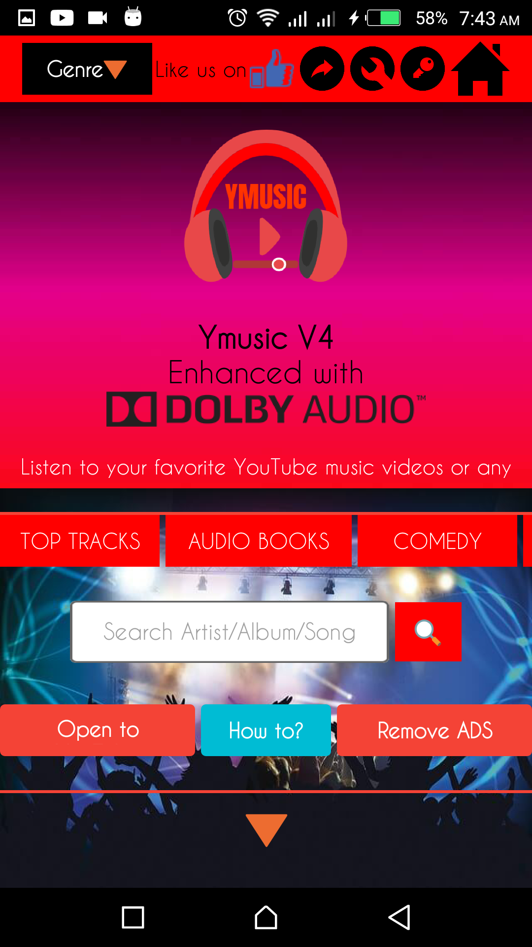 Ymusic V5 скачать бесплатно Полезные инструменты на Android из каталога  RuStore от Simple Android Tech