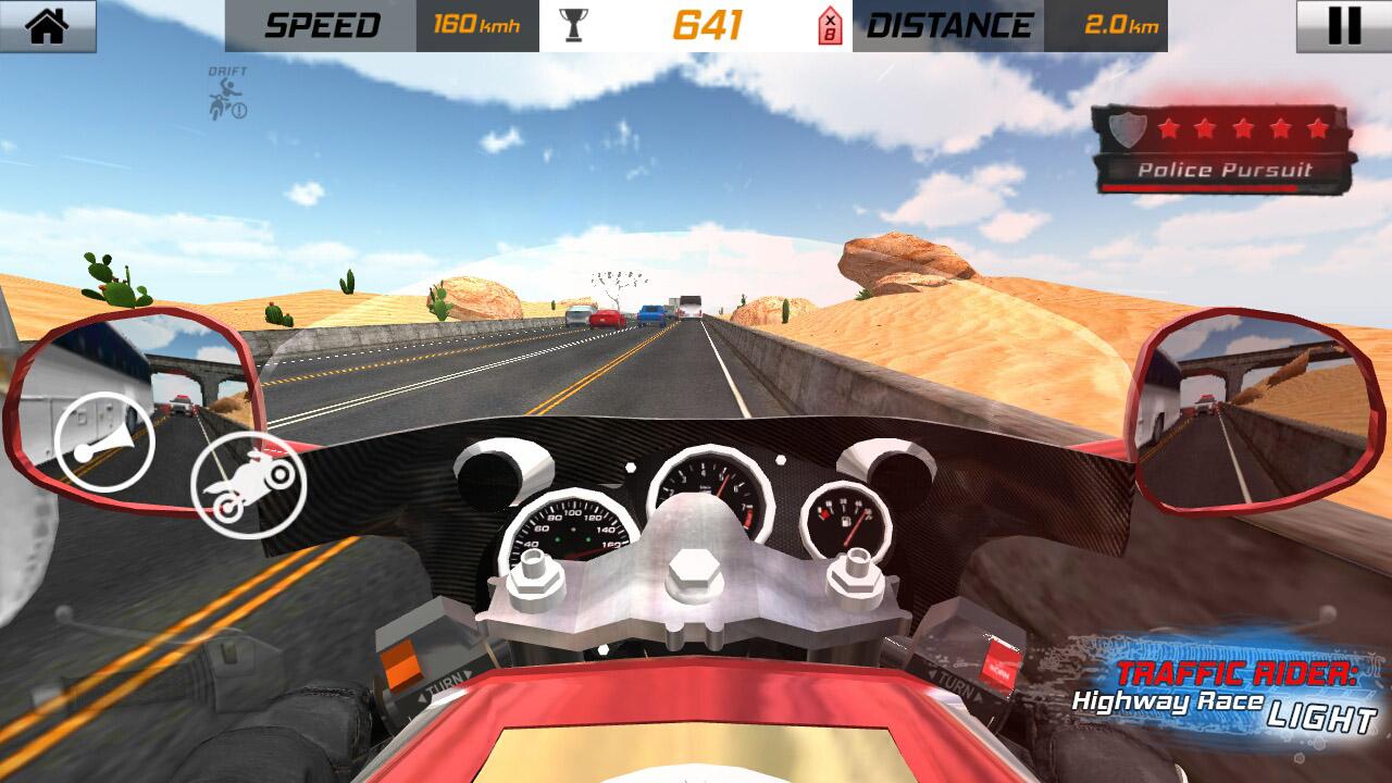 Traffic Rider: Highway Race Light скачать бесплатно Гоночные на Android из  каталога RuStore от ATL STUDIO