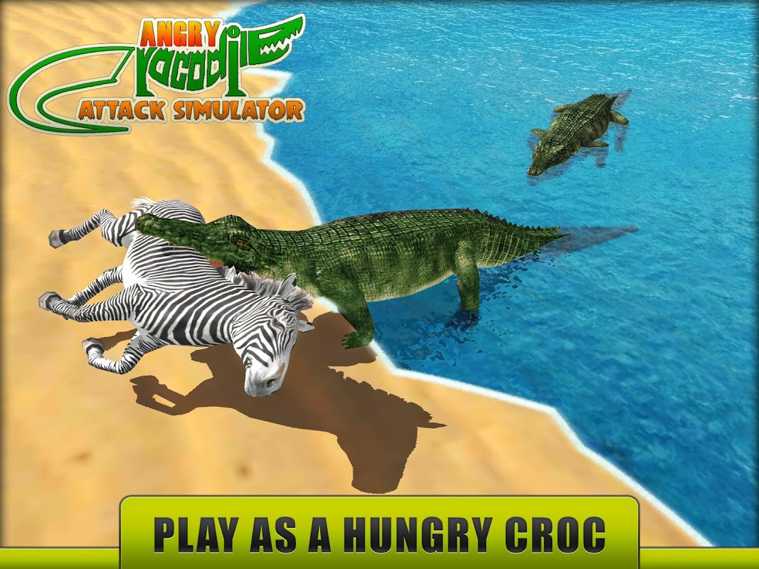 Angry Crocodile Attack Sim 3D скачать бесплатно Симуляторы на Android из  каталога RuStore от MegaByte Studios