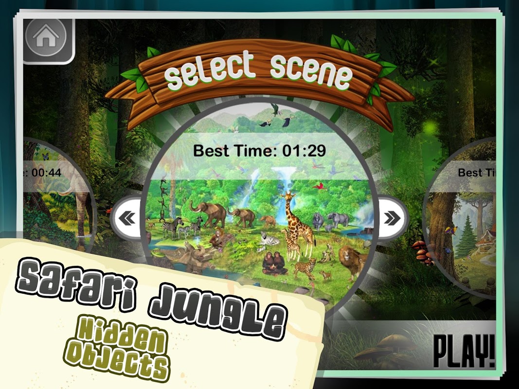 Safari Jungle Hidden Objects скачать бесплатно Головоломки на Android из  каталога RuStore от LingoGames