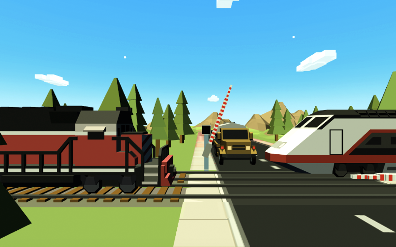 Railroad crossing mania - Ultimate train simulator скачать бесплатно  Симуляторы на Android из каталога RuStore от Caveman games