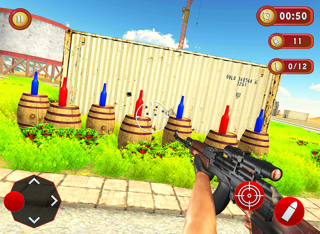 Real Bottle Shoot 3D - Expert Gun Shooting Game скачать бесплатно  Симуляторы на Android из каталога RuStore от VTD Games