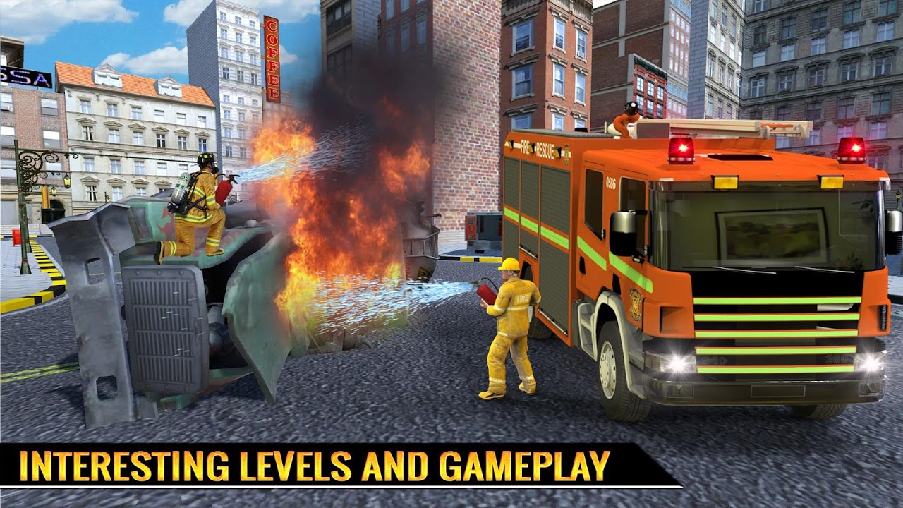 Real City Heroes Fire Fighter Games скачать бесплатно Симуляторы на Android  из каталога RuStore от Temok Studios