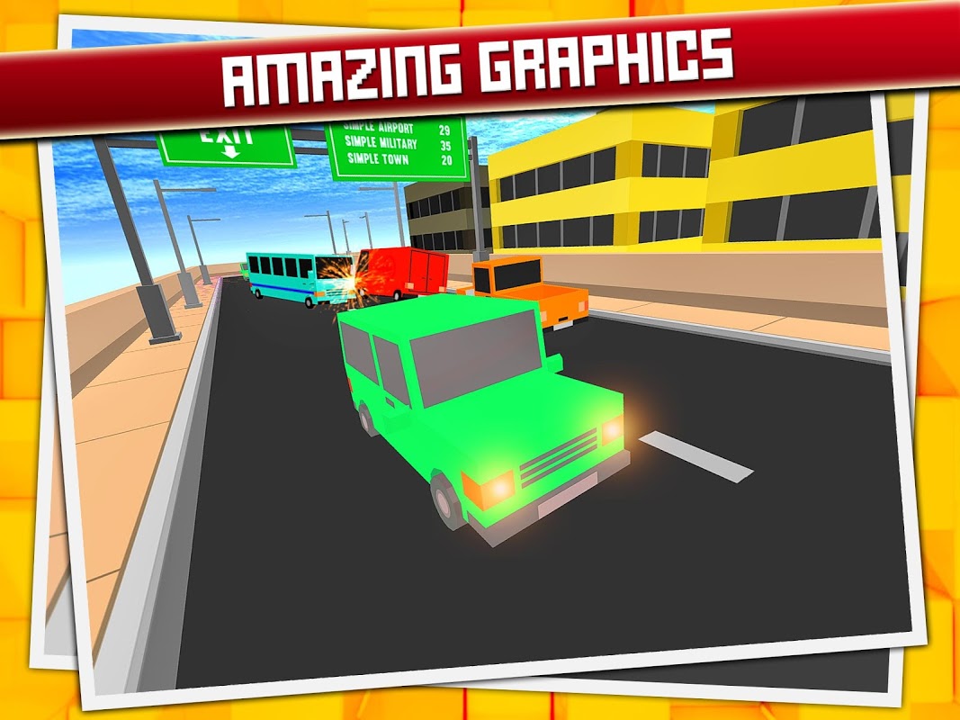 Blocky Car Craft Parking Sim скачать бесплатно Симуляторы на Android из  каталога RuStore от The Games Flare