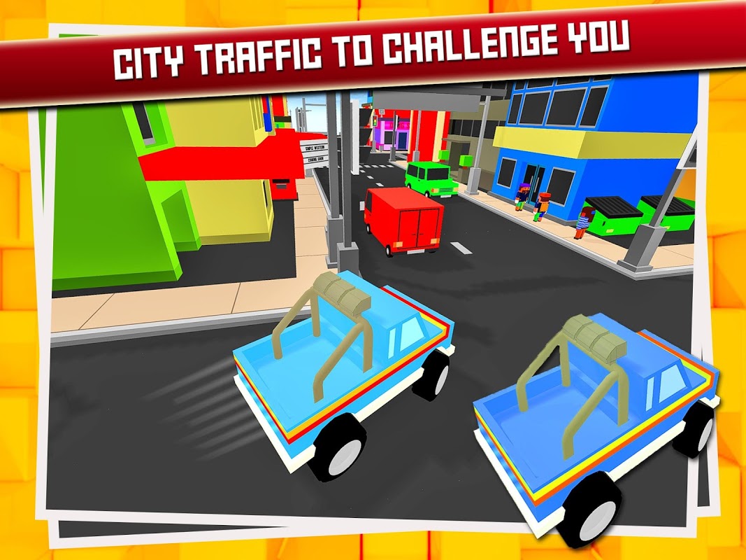 Blocky Car Craft Parking Sim скачать бесплатно Симуляторы на Android из  каталога RuStore от The Games Flare