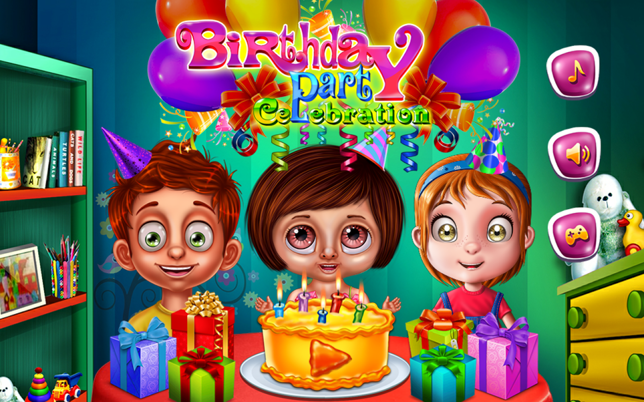 Birthday Party Celebration скачать бесплатно Детские на Android из каталога  RuStore от romeLab