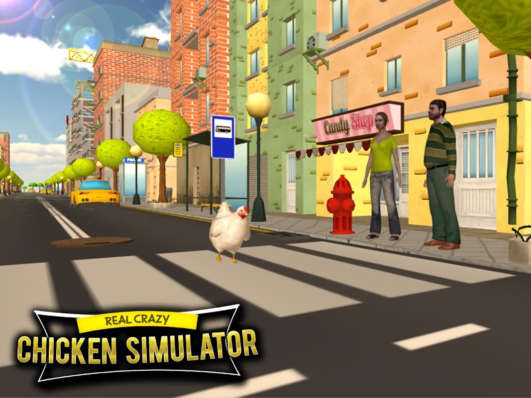 Crazy Chicken симулятор 3D скачать бесплатно Симуляторы на Android из  каталога RuStore от MegaByte Studios