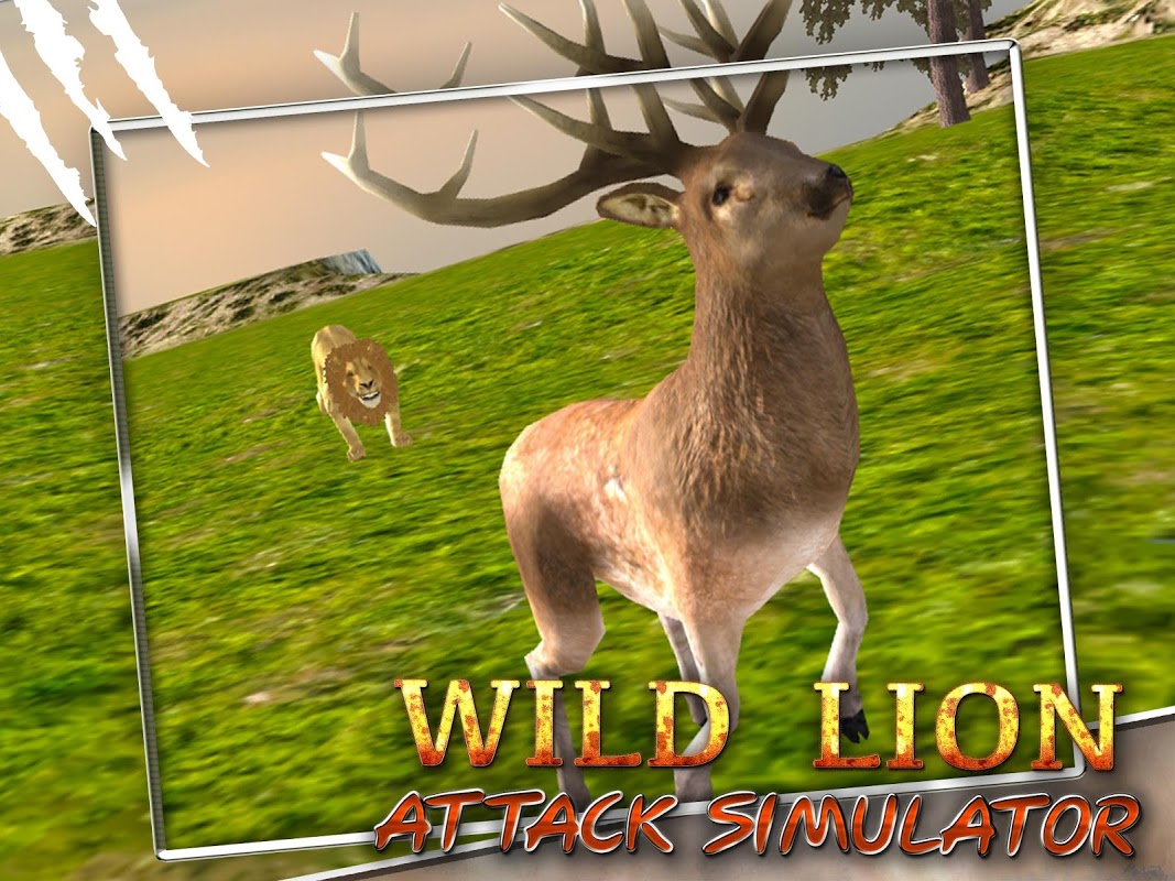 Wild Lion Attack Simulator 3D скачать бесплатно Симуляторы на Android из  каталога RuStore от MegaByte Studios