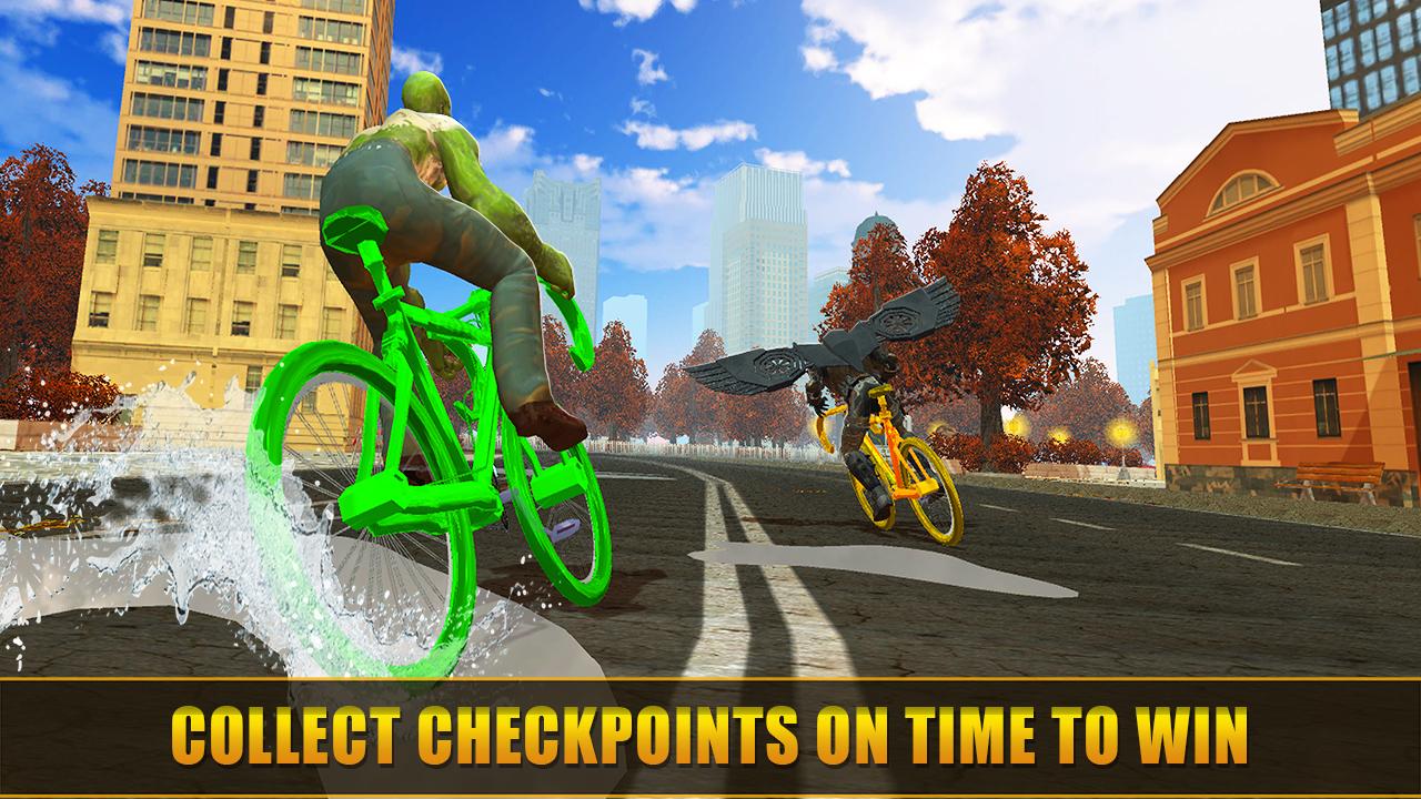 Superheroes Happy Bike Race скачать бесплатно Гоночные на Android из  каталога RuStore от Assassin Revenge