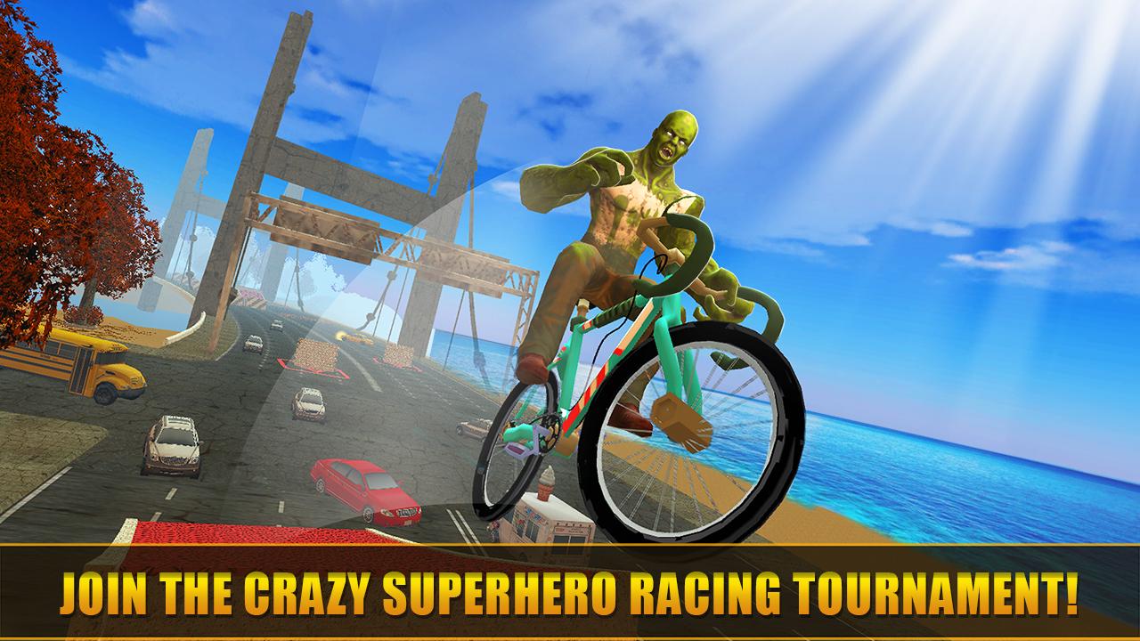 Superheroes Happy Bike Race скачать бесплатно Гоночные на Android из  каталога RuStore от Assassin Revenge