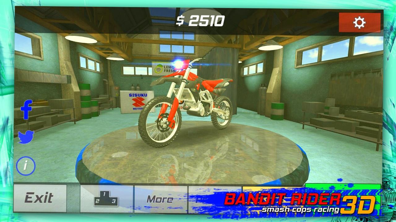 Bandit Rider 3D: Smash Cops Racing скачать бесплатно Гоночные на Android из  каталога RuStore от Lemon Fresh Studio