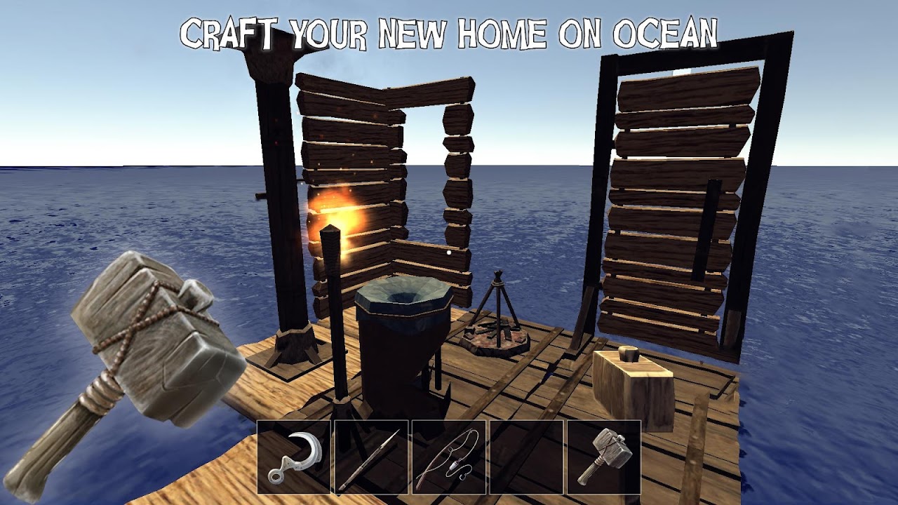 Raft Survival Ark Simulator скачать бесплатно Симуляторы на Android из  каталога RuStore от Wiggle Woggle