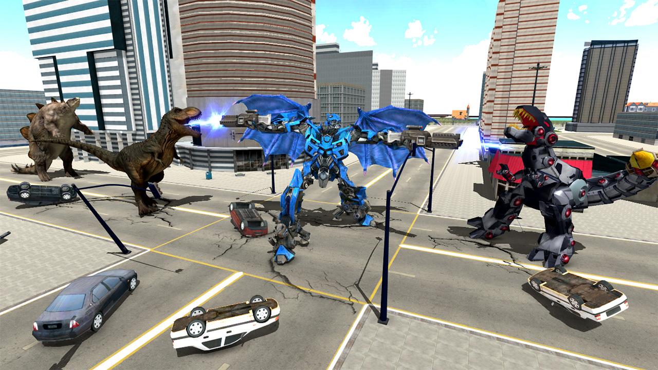 Transforming Dragon Robot VS Jurassic Dino World скачать бесплатно  Симуляторы на Android из каталога RuStore от Race Storm Studio