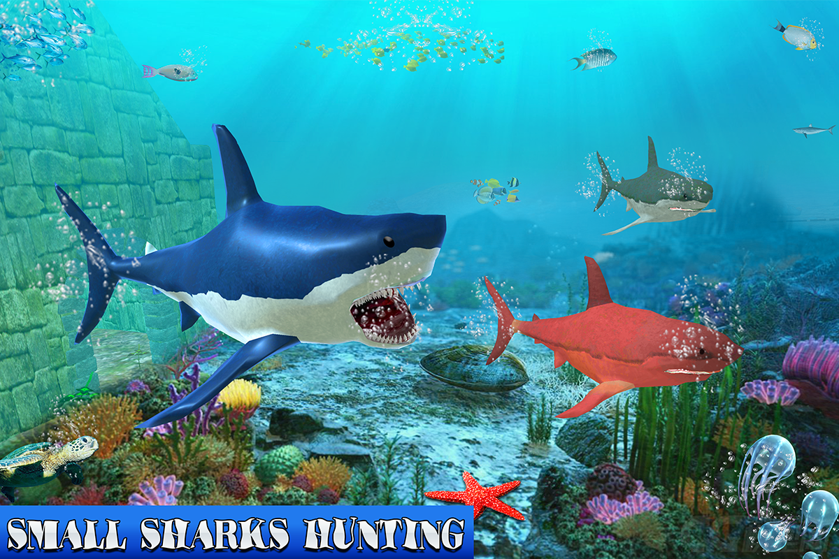 Big Shark Vs Small Sharks скачать бесплатно Аркады на Android из каталога  RuStore от Flipray Games