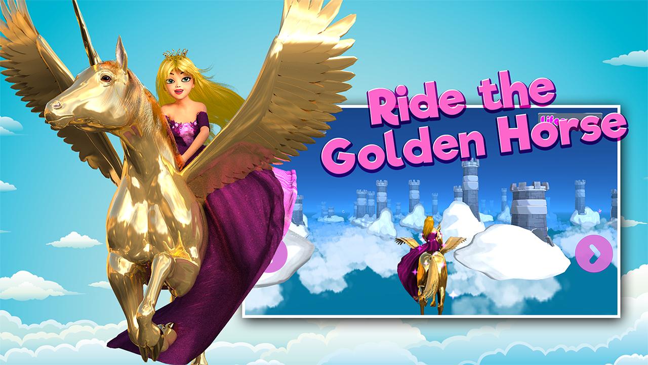 Princess Unicorn Sky World Run скачать бесплатно Детские на Android из  каталога RuStore от Kaufcom Games Apps Widgets