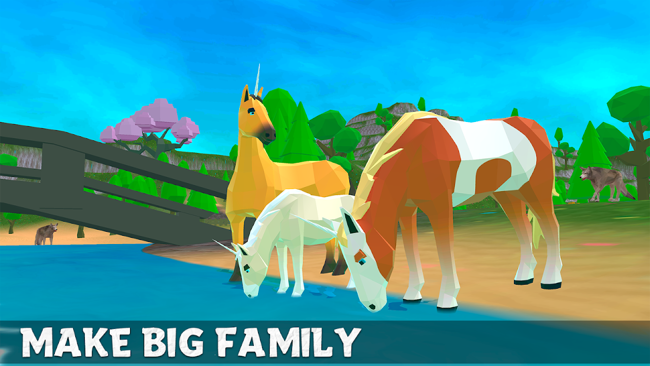 Unicorn Family Simulator Magic Horse Adventure скачать бесплатно Симуляторы  на Android из каталога RuStore от SimpleLogicCompany