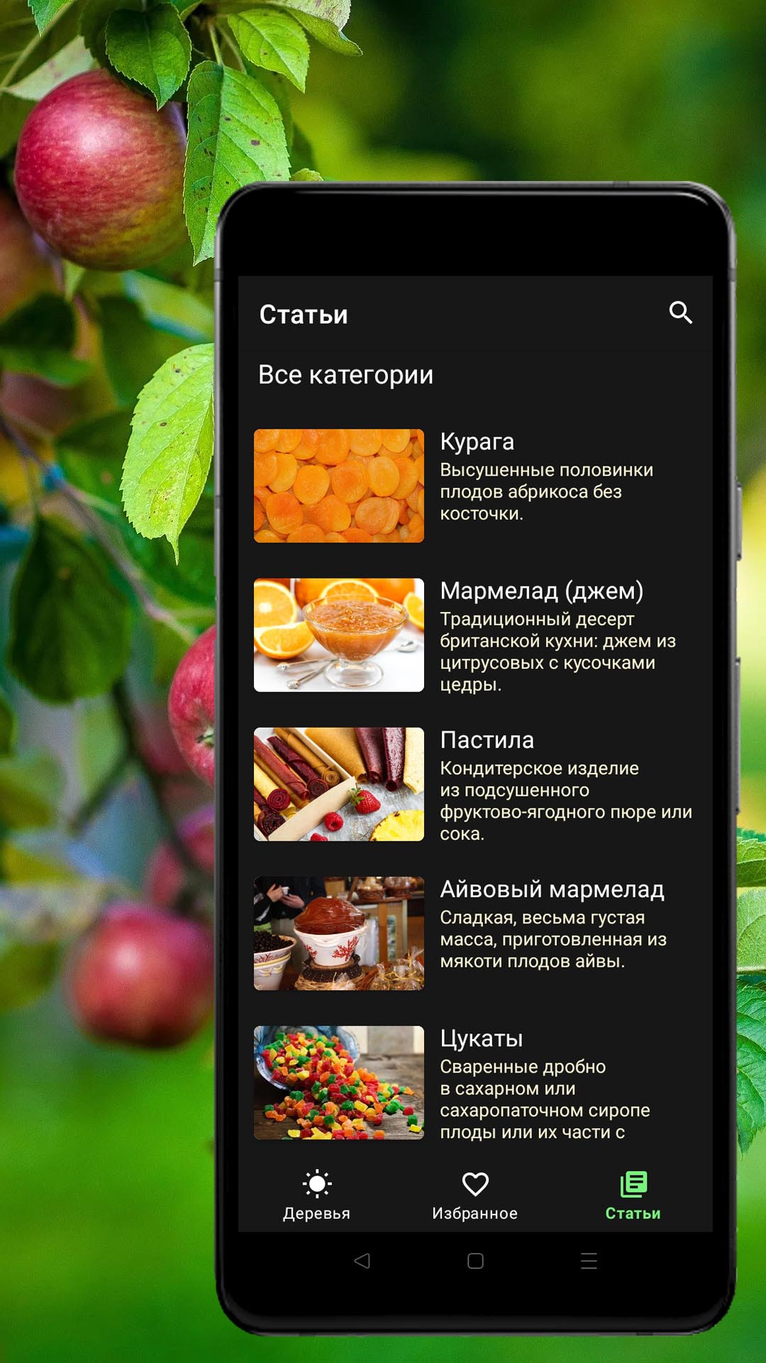 Справочник плодовых деревьев скачать бесплатно Книги на Android из каталога  RuStore от ОБЩЕСТВО С ОГРАНИЧЕННОЙ ОТВЕТСТВЕННОСТЬЮ 