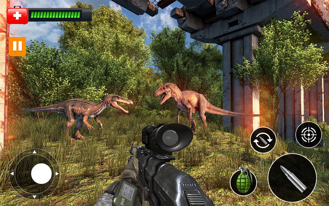 Dinosaur Hunter - Dinosaur Games скачать бесплатно Шутеры на Android из  каталога RuStore от farzan_3