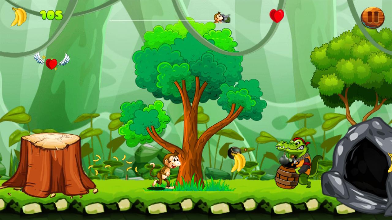 Jungle Monkey Run 2: Banana Adventure скачать бесплатно Казуальные на  Android из каталога RuStore от David Fetcher