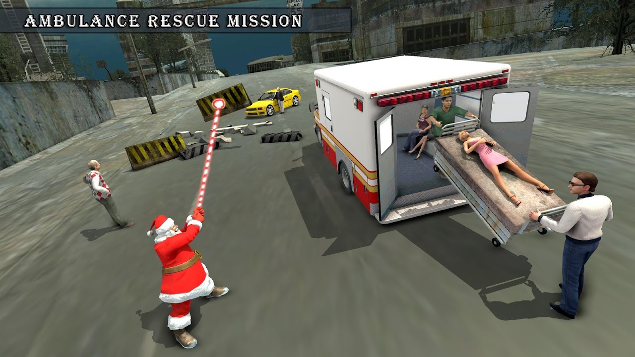 Crime City Simulator Santa Rope Hero скачать бесплатно Экшен на Android из  каталога RuStore от Extrude Gaming Studio