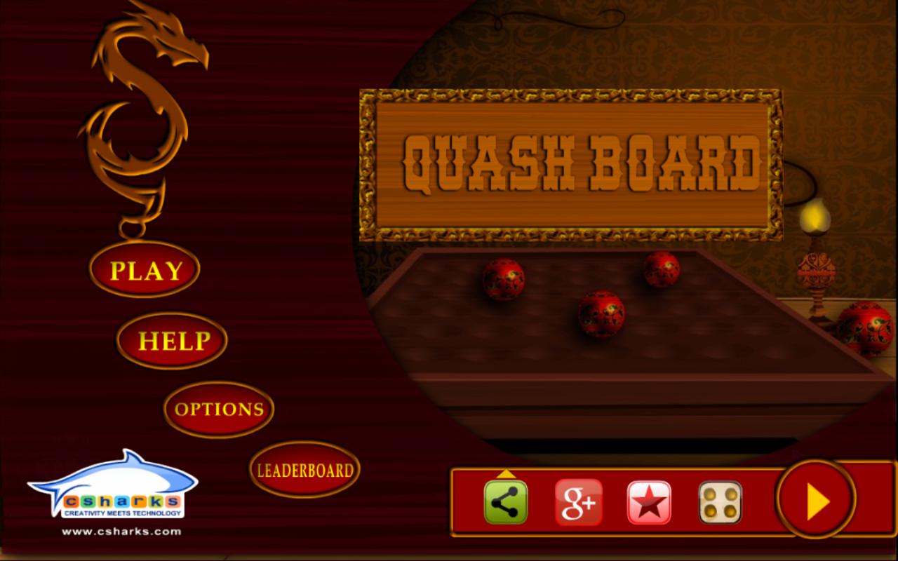 Quash Board скачать бесплатно Настольные и карточные на Android из каталога  RuStore от Csharks Games & Solutions Pvt. Ltd.