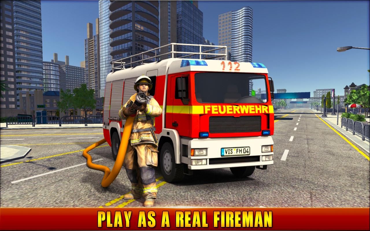 Firefighter Simulator 2018: Real Firefighting Game скачать бесплатно  Симуляторы на Android из каталога RuStore от Apex Games