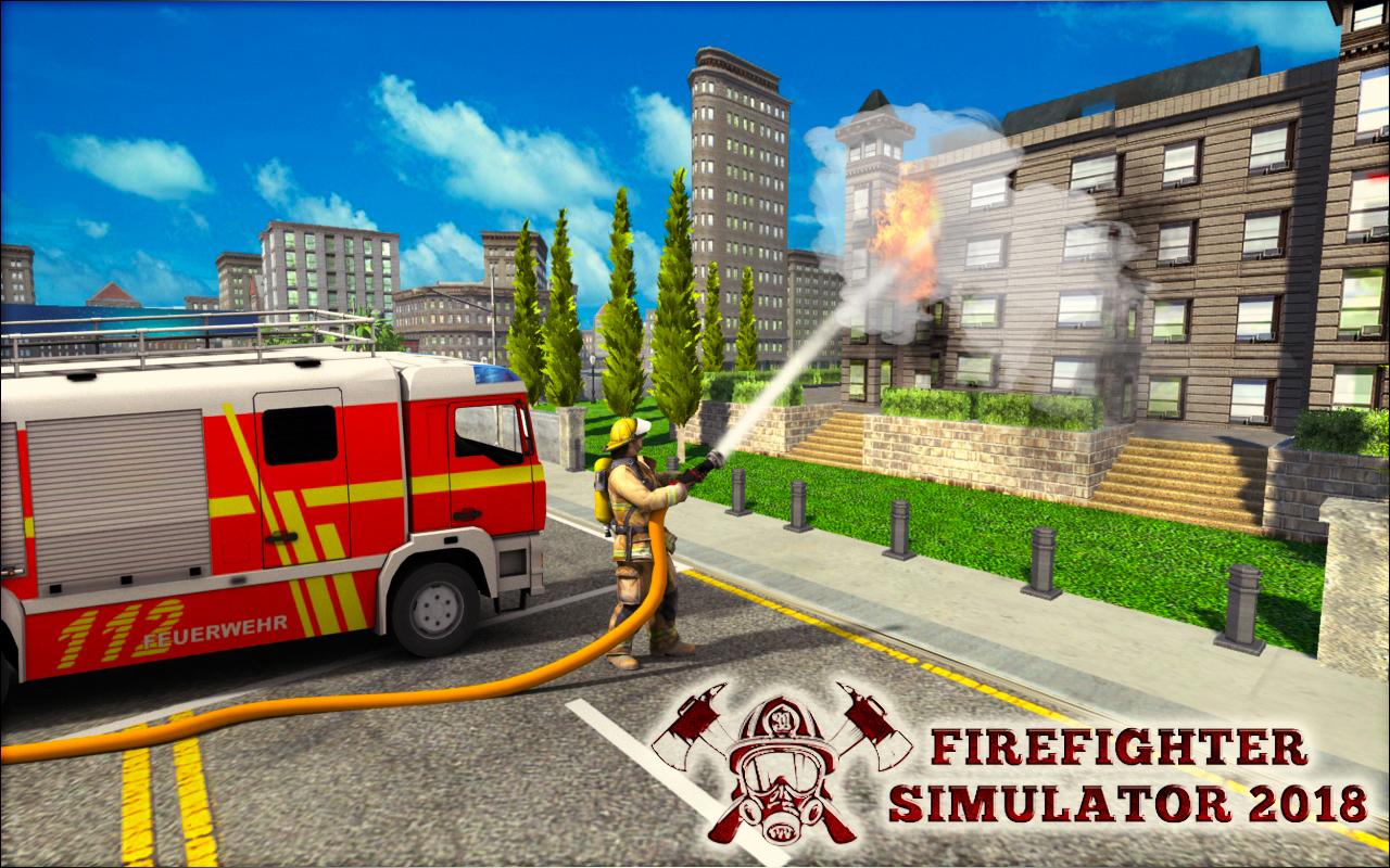 Firefighter Simulator 2018: Real Firefighting Game скачать бесплатно  Симуляторы на Android из каталога RuStore от Apex Games