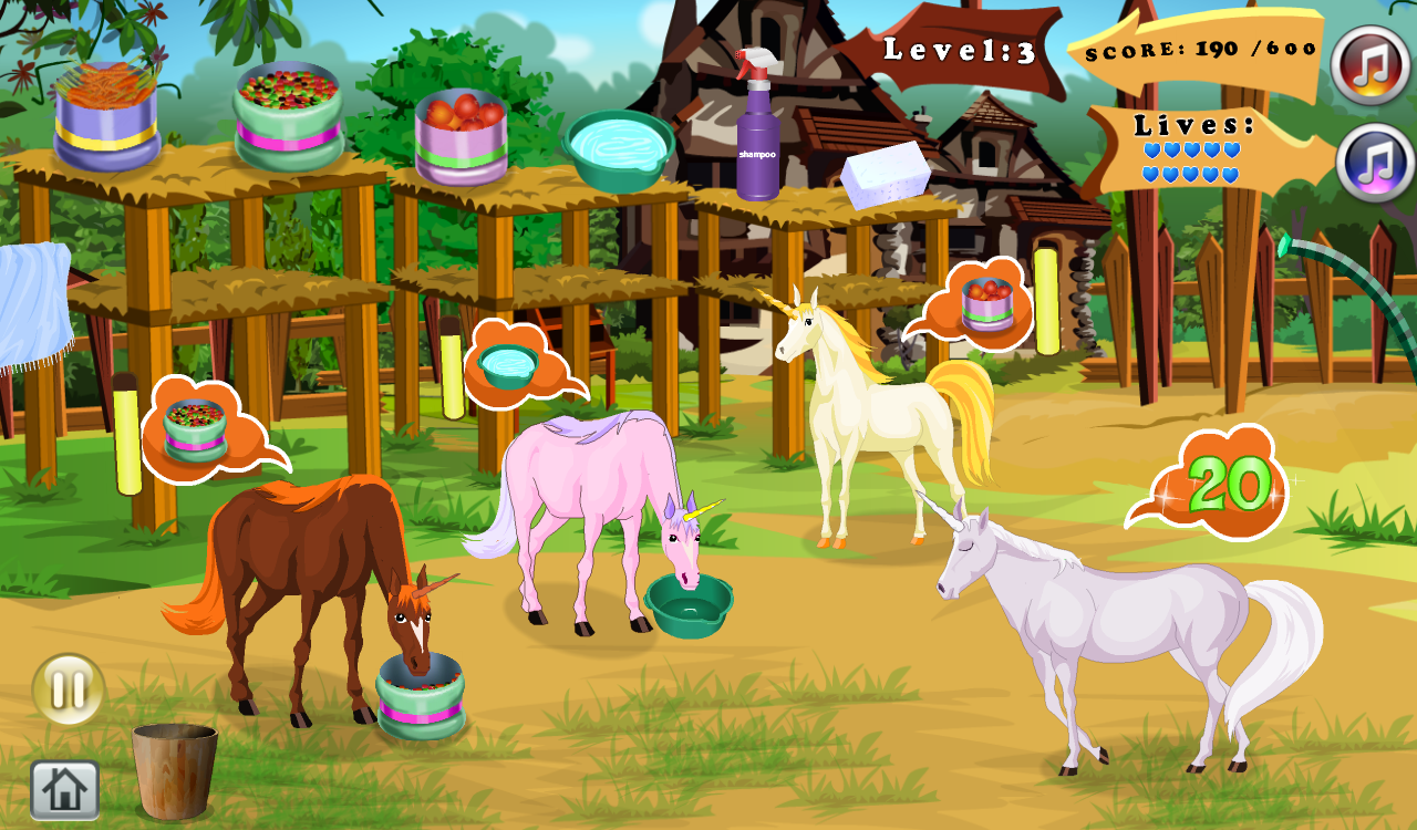 Caring for Unicorns скачать бесплатно Детские на Android из каталога  RuStore от GameKids.pro