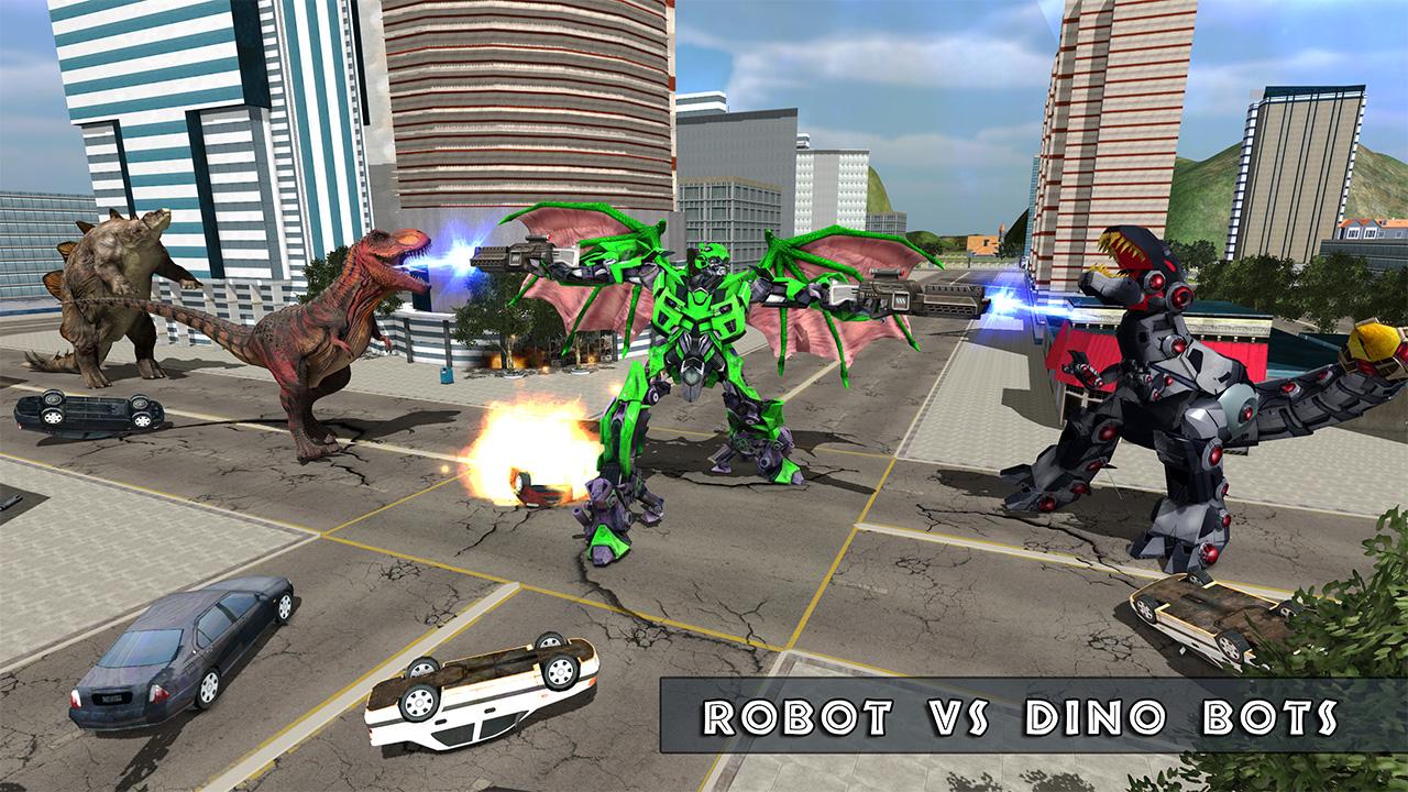 Dragon Robot Transform Game - Dinosaur World Fight скачать бесплатно  Ролевые на Android из каталога RuStore от Extrude Gaming Studio