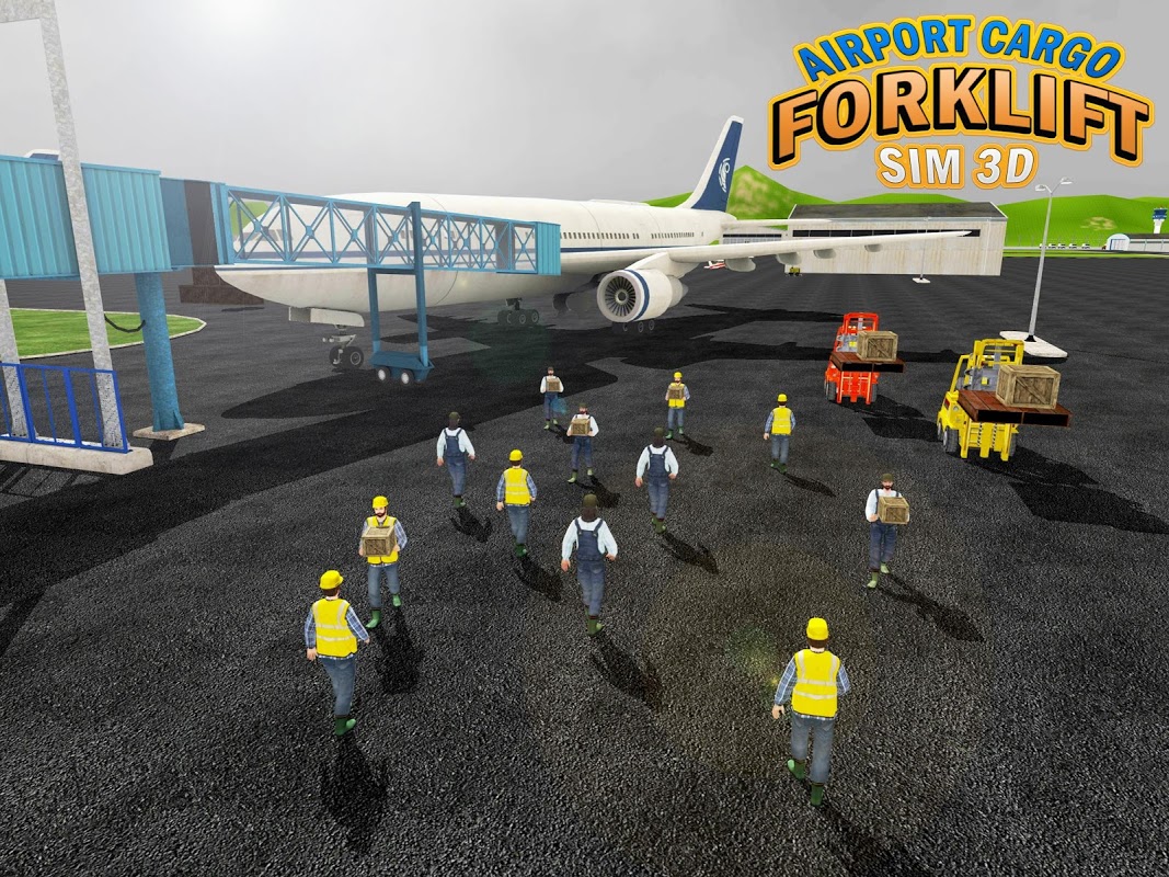 Airport Cargo Forklift Sim 3D скачать бесплатно Симуляторы на Android из  каталога RuStore от MegaByte Studios