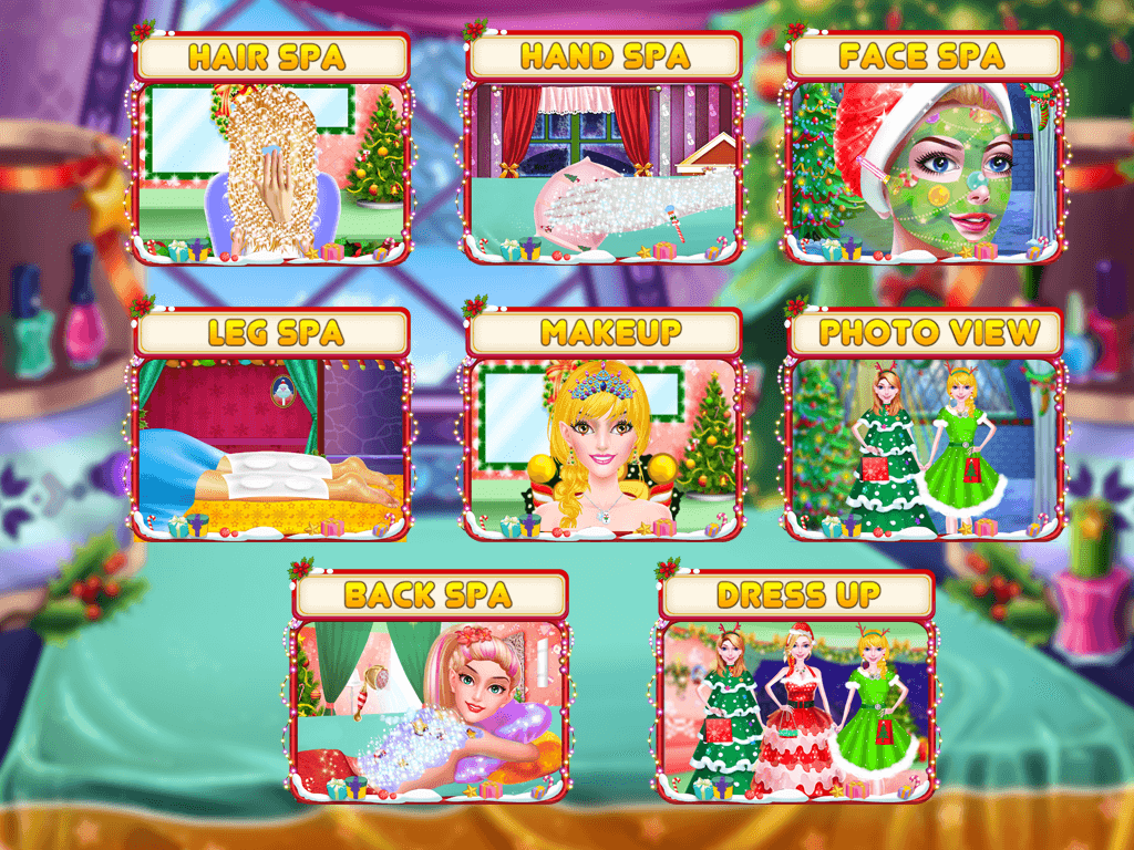 Christmas Princess Makeup and Dress Up Salon Game скачать бесплатно  Симуляторы на Android из каталога RuStore от freebabygames5