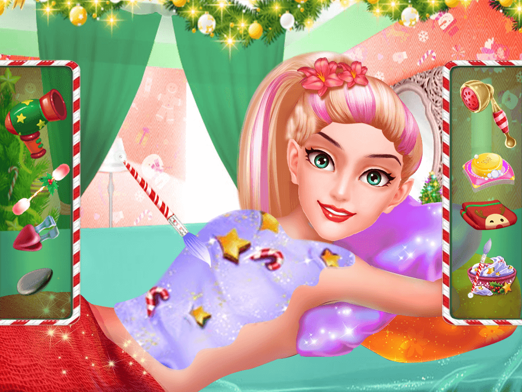 Christmas Princess Makeup and Dress Up Salon Game скачать бесплатно  Симуляторы на Android из каталога RuStore от freebabygames5