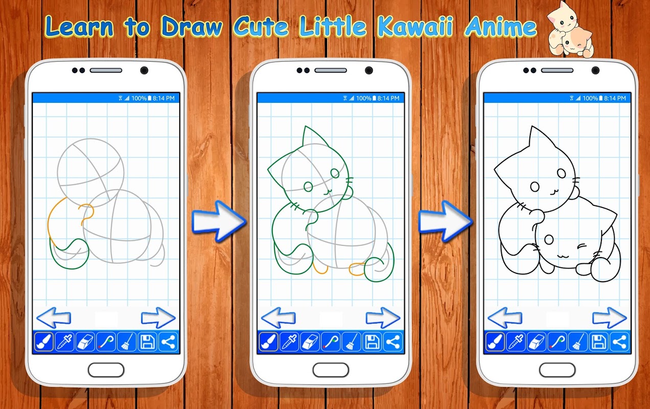 Learn to Draw Kawaii Anime скачать бесплатно Детские на Android из каталога  RuStore от Buzz Apps Club