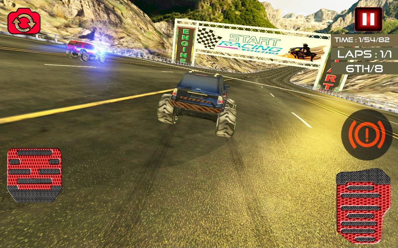 Monster Truck Chase Racing скачать бесплатно Гоночные на Android из  каталога RuStore от rizwan