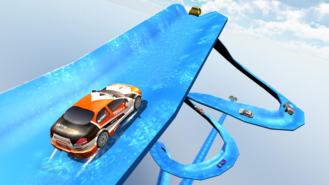 Water Slide Car Race скачать бесплатно Гоночные на Android из каталога  RuStore от Extrude Gaming Studio