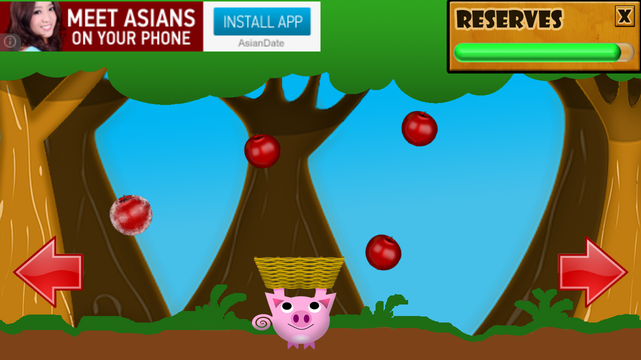 Penny Pig Catch the Fruits скачать бесплатно Аркады на Android из каталога  RuStore от learning Games