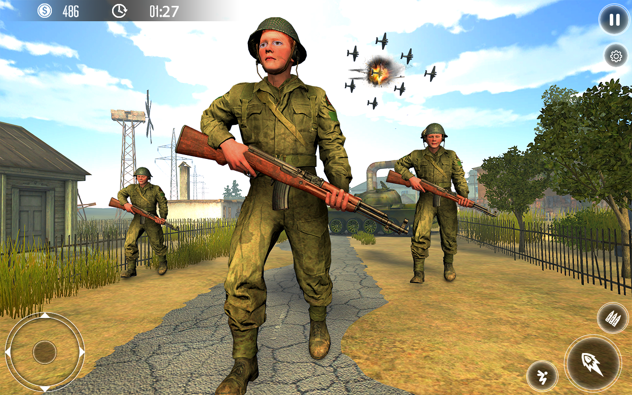 Frontline World War 2 - Fps Survival Shooting Game скачать бесплатно Шутеры  на Android из каталога RuStore от farzan_3