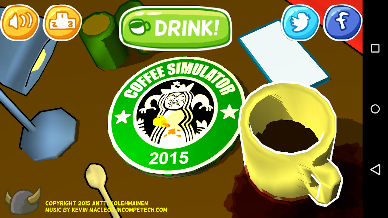 Coffee Simulator скачать бесплатно Симуляторы на Android из каталога  RuStore от Antti Kolehmainen