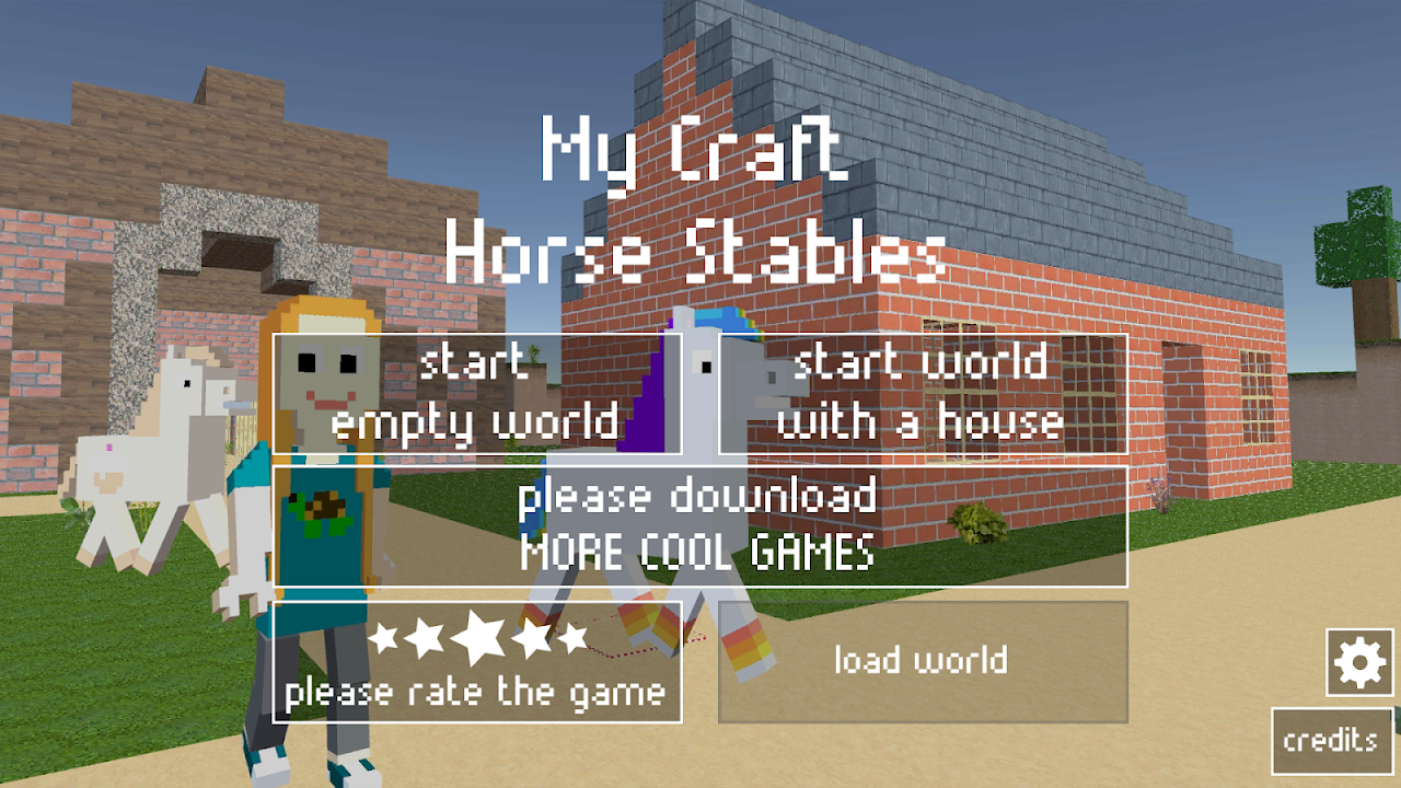 My Craft Horse Stables скачать бесплатно Симуляторы на Android из каталога  RuStore от Piotr Klimko