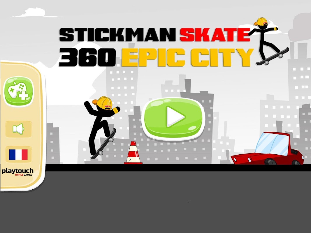 Stickman Skate : 360 Epic City скачать бесплатно Казуальные на Android из  каталога RuStore от PLAYTOUCH