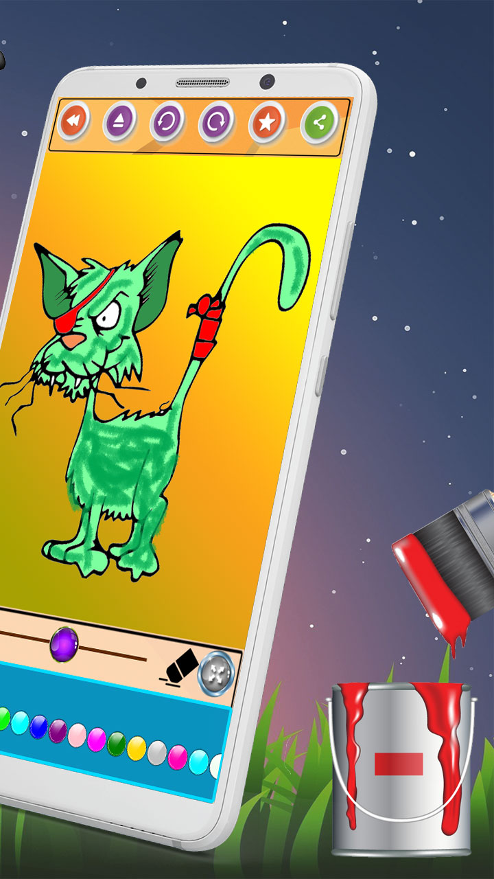 Crazy Coloring Book скачать бесплатно Детские на Android из каталога  RuStore от Abdelali Boulhilate