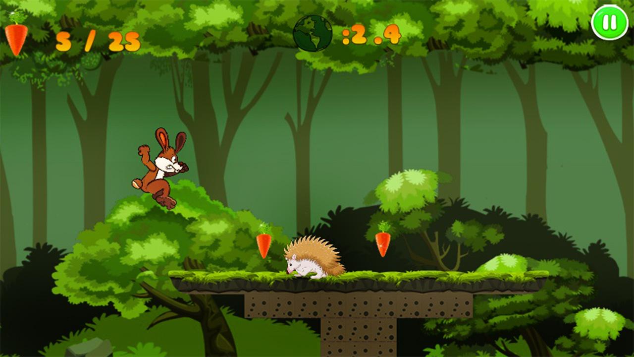 Jungle Bunny Run скачать бесплатно Аркады на Android из каталога RuStore от  David Fetcher